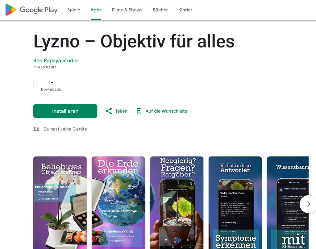 Lyzno — AI lens for everything
